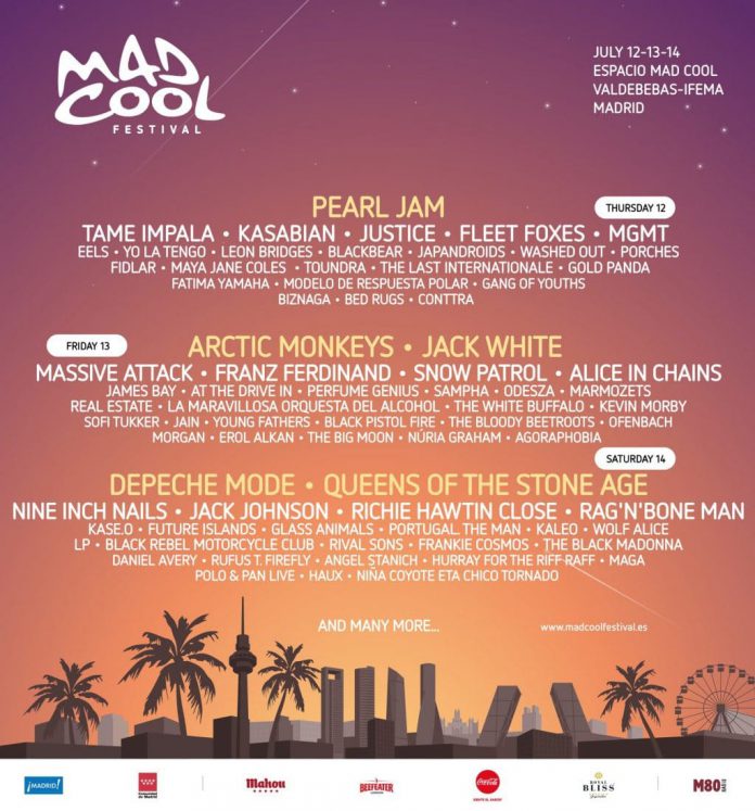 Mad Cool Festival MAD COOL FESTIVAL 2018: ARCTIC MONKEYS y JACK WHITE confirmados