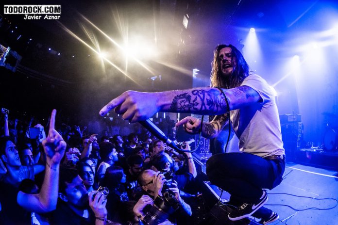 While She Sleeps. Foto: Javier Aznar Fotos de la descarga de WHILE SHE SLEEPS, ROLO TOMASSI y AGAINST THE WAVES en Madrid