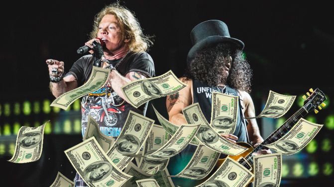 Guns n'roses El tour
