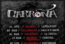 Primeras fechas confirmadas de Carroña presentando su próximo álbum