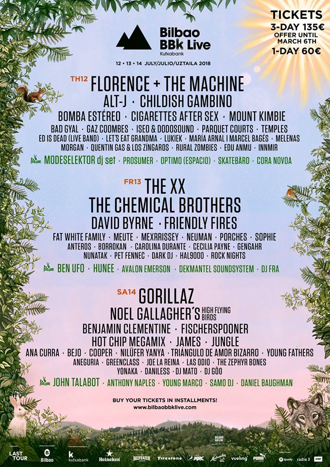 Bilbao BBK Live Festival BBK Live 2018 | Cartel completo y comprar entradas