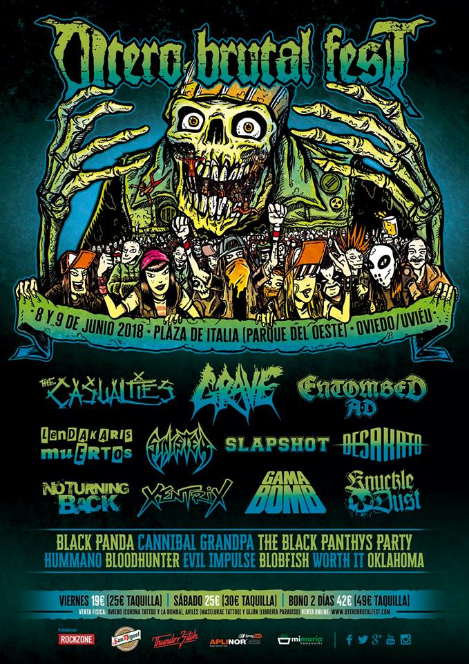 Otero Brutal Fest Otero Brutal Fest 2018 - Cartel completo y comprar entradas