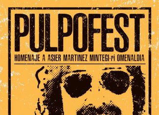 Cartel completo del festival PULPOFEST en homenaje a Asier Martínez