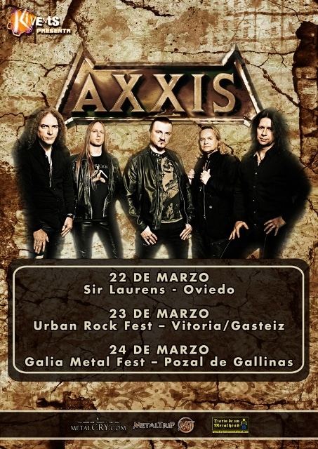 AXXIS confirman gira por el estado en marzo de 2018