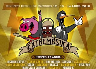 Extremúsika 2018 | Cartel, entradas, abonos, horarios y precios