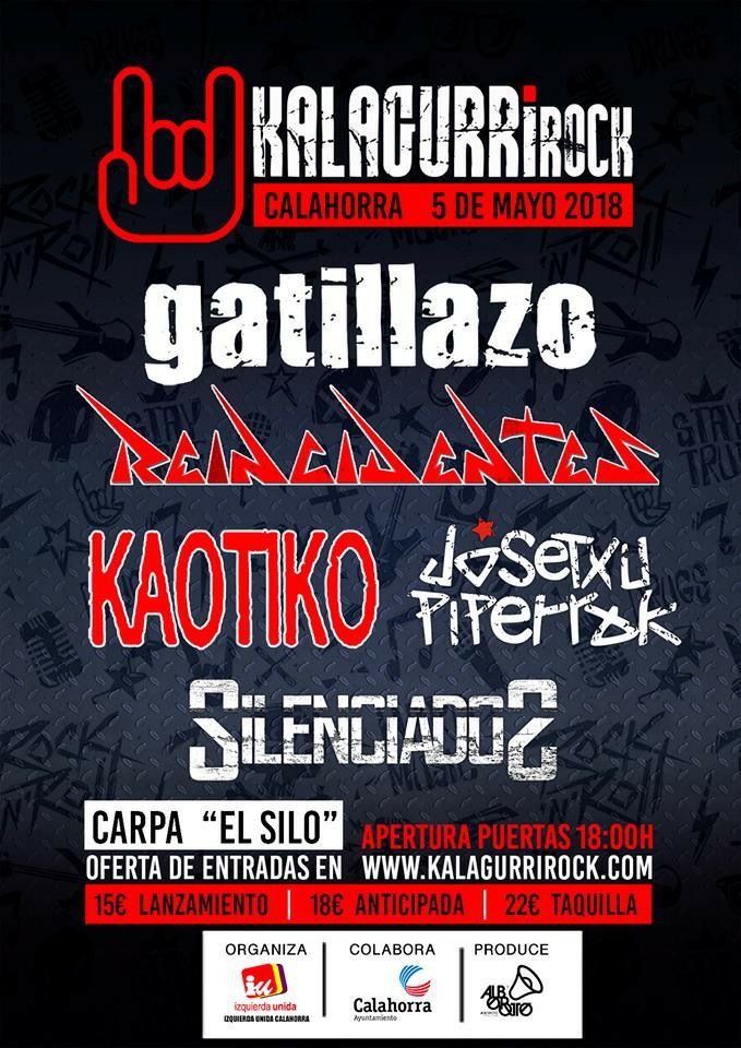 Kalagurrirock Kalagurrirock 2018 | Cartel, grupos, entradas y horarios