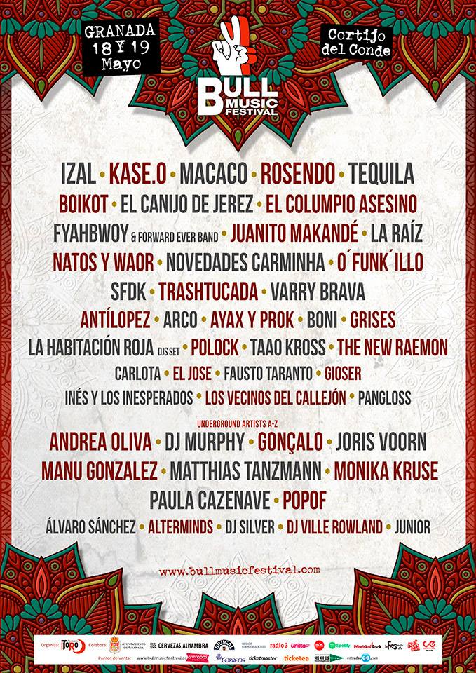 Bull Music Festival Bull Music Festival 2018 | Cartel, grupos, entradas, abonos, horarios y localización