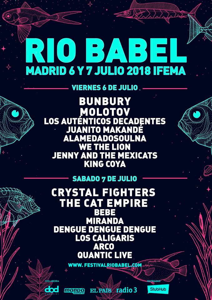 Rio Babel ¡SORTEO DE 2 ABONOS PARA EL RIO BABEL 2018!