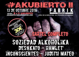 Festival Akubierto 2018 | Cartel, grupos, entradas, abonos, horarios y localización