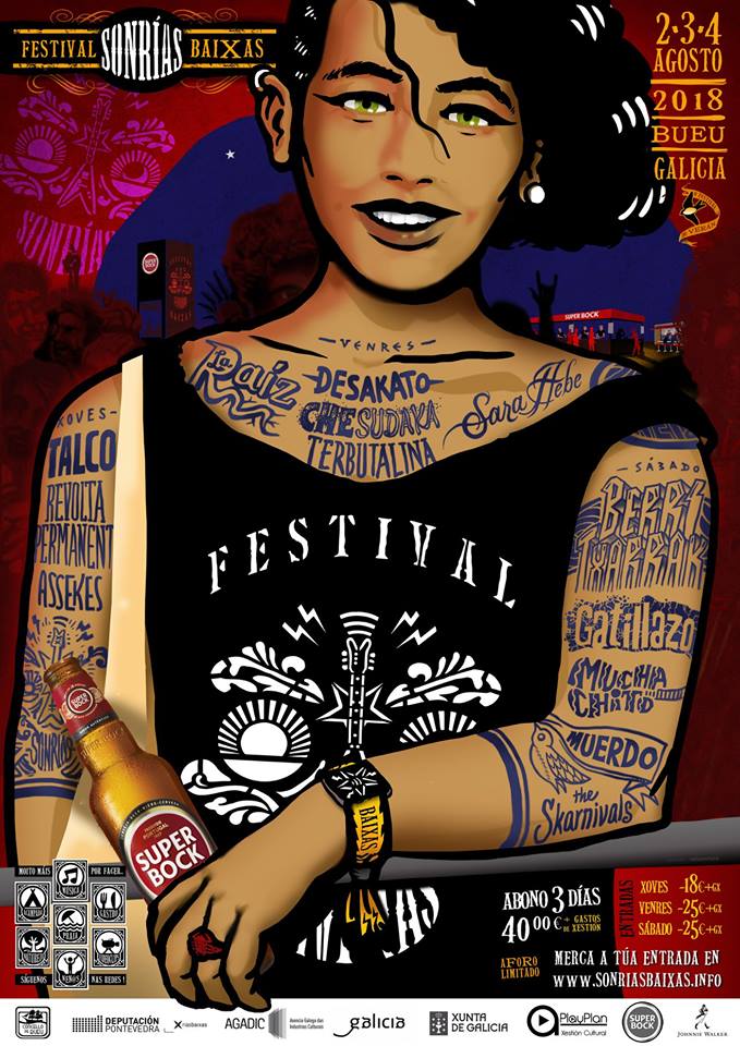 Sonrías Baixas Sonrías Baixas 2018 | Cartel, grupos, entradas, abonos, horarios y localización