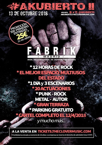 Akubierto El festival Akubierto 2018 anuncia un nuevo recinto y fechas