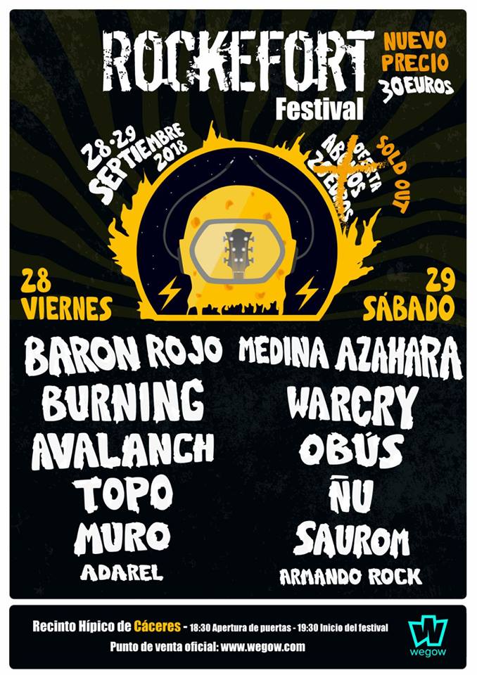 Rockefort Festival Rockefort Festival 2018 | Cartel, grupos, entradas, abonos, horarios y más