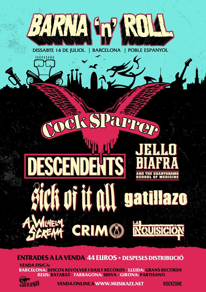 Barna'n'Roll Barna'n'Roll 2018 | Cartel, grupos, entradas, abonos, horarios y más
