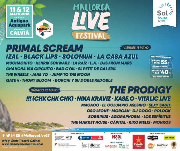 Mallorca Live Festival Mallorca Live Festival 2018 | Cartel, grupos, entradas, abonos, horarios y más