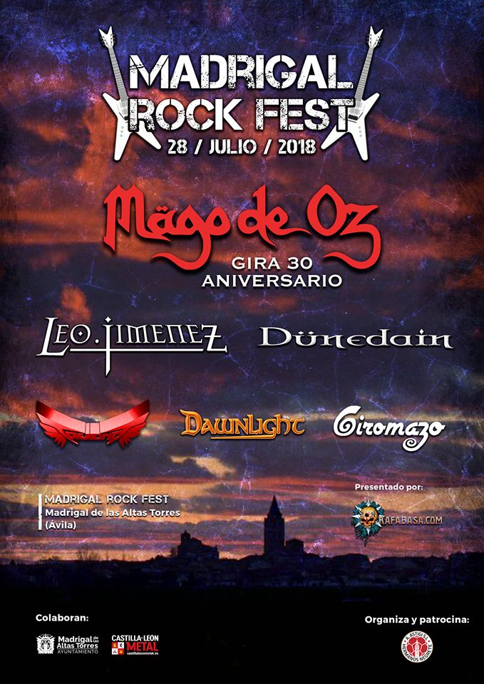 Madrigal Rock Fest Madrigal Rock Fest 2018 | Cartel, grupos, entradas, abonos, horarios y más