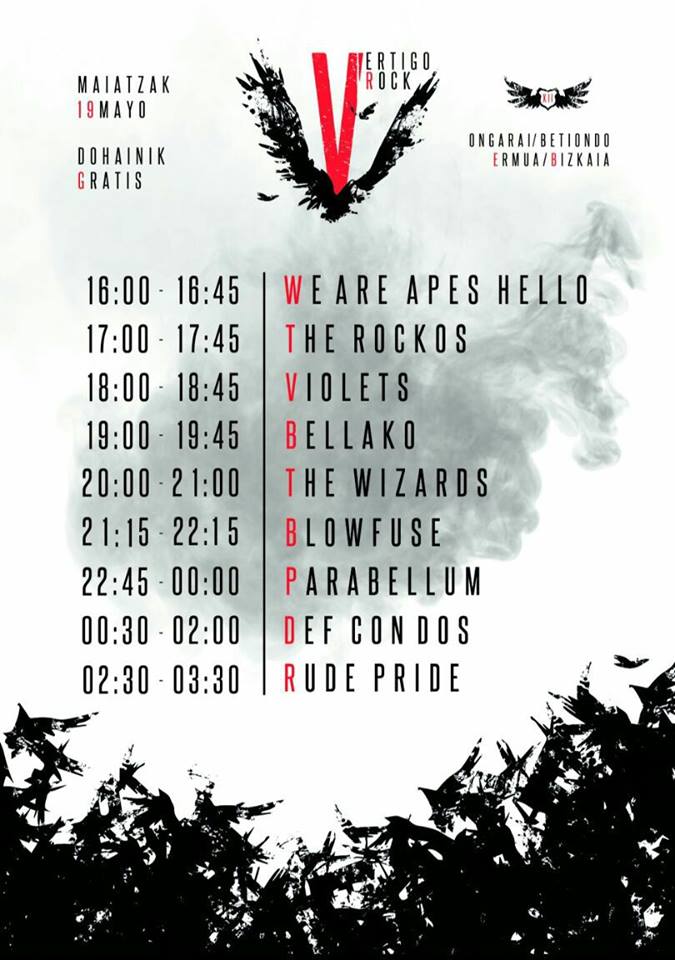 Vértigo Rock 2018 | Cartel, grupos, entradas, abonos, horarios y más Vértigo Rock 2018 | Cartel, grupos, entradas, abonos, horarios y más
