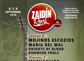 Zaidín Rock 2018 | Cartel, grupos, entradas, abonos, horarios y más