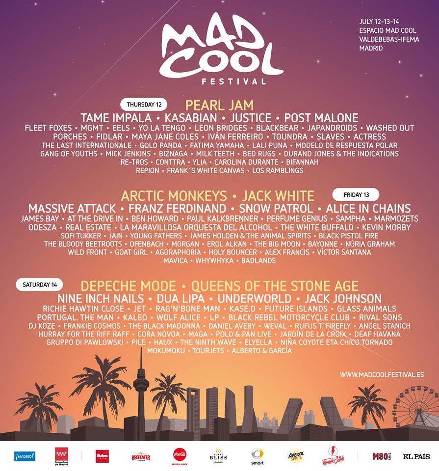 La 2 de RTVE emitirá los conciertos de Arctic Monkeys y Queens Of the Stone Age de Mad Cool Festival