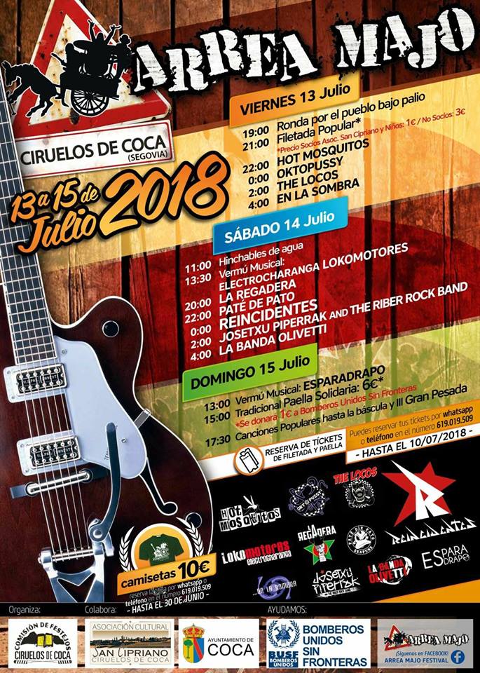 Arrea Majo Festival Arrea Majo Festival 2018 | Cartel, grupos, entradas, abonos, horarios y más
