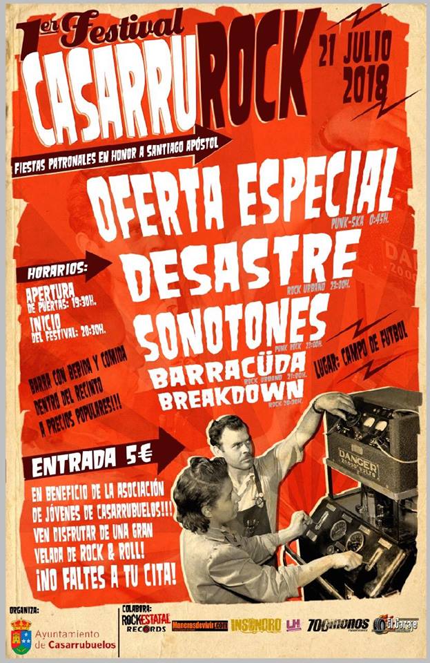 Casarrurock Casarrurock 2018 | Cartel, grupos, entradas, horarios y más