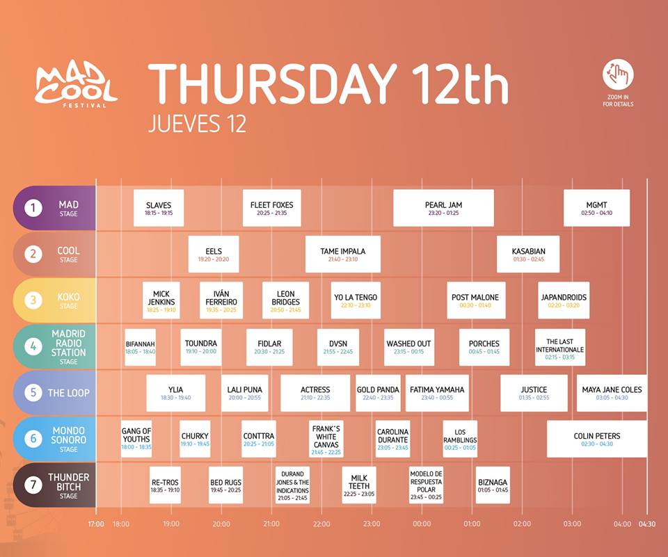 Mad Cool Festival 2018 | Cartel, grupos, entradas, abonos, horarios y más
