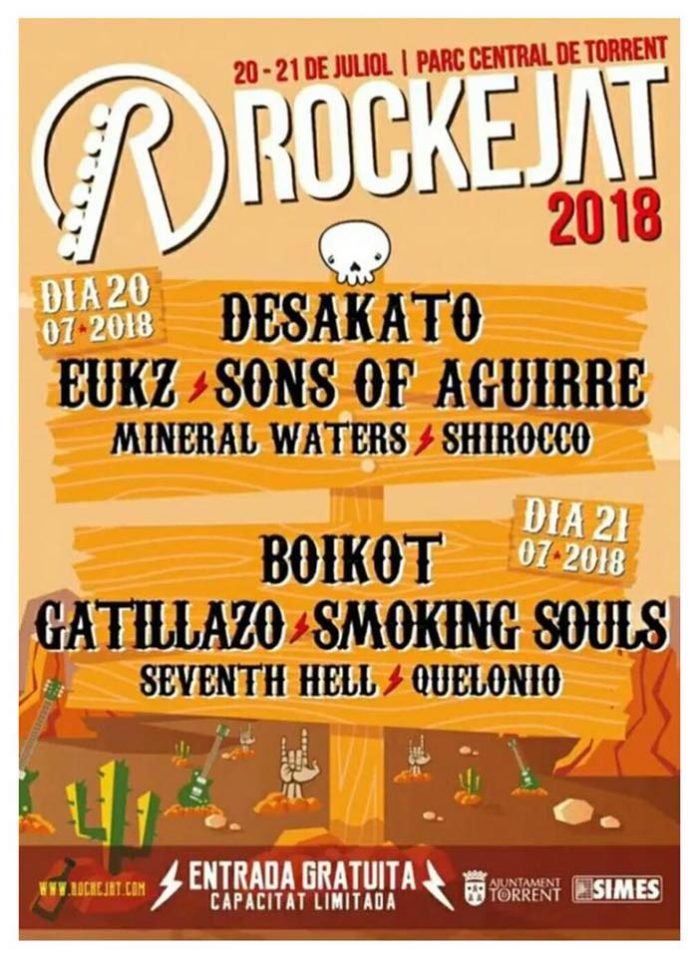 Rockejat Rockejat 2018 | Cartel, grupos, entradas, abonos, horarios y más