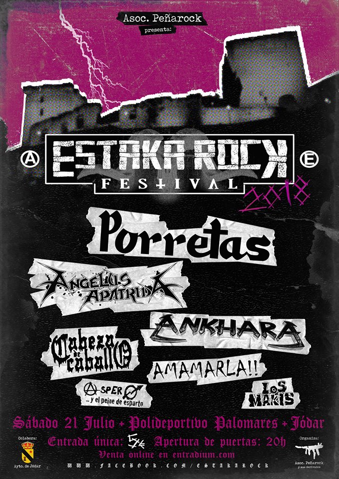 Estaka Rock Estaka Rock 2018 | Cartel, grupos, entradas, abonos, horarios y más