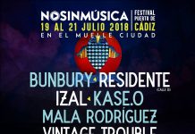 Rosendo y Los Zigarros entre los confirmados para el Festival No Sin Música de Cádiz