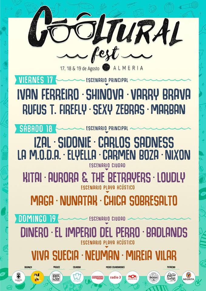 Cooltural Fest Cooltural Fest 2018 | Cartel, grupos, entradas, abonos, horarios y más