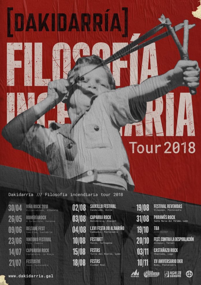 Dakidarria Dakidarría anuncia nuevos conciertos para los próximos meses