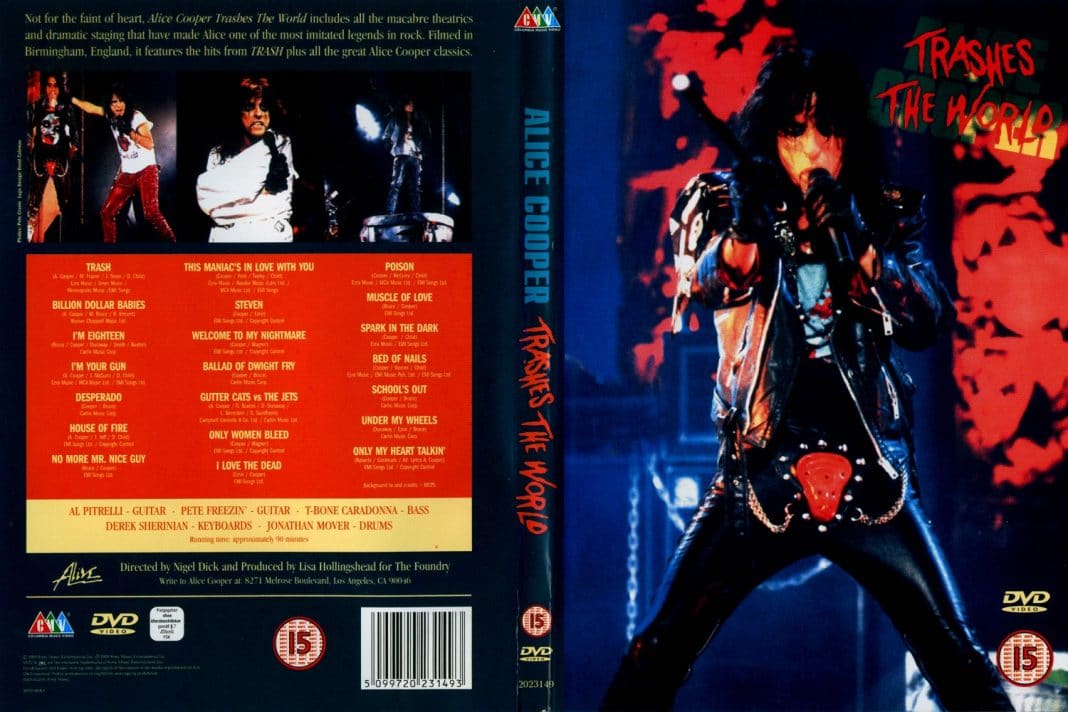 Recordando este video de Poison de Alice Cooper grabado en 1989