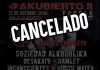 Se cancela festival Akubierto 2 que se iba a celebrar en Madrid
