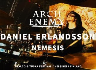 Mira como toca la bateria Daniel Erlandsson de Arch Enemy en este video
