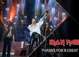 Iron Maiden se despide de todos sus fans hasta la próxima gira