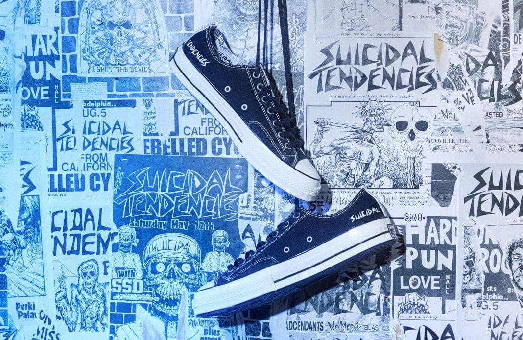 Así lucen las nuevas Converse Chuck de Suicidal Tendencies