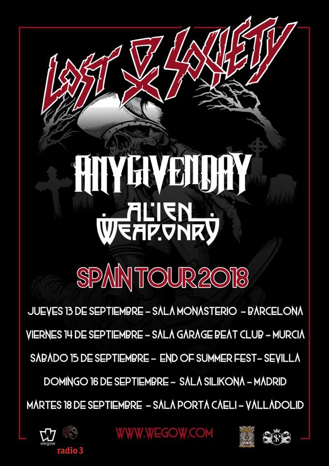 Lost Society Toda la información de los conciertos de Lost Society en España