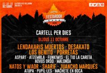 Cartel definitivo de la próxima edición del festival Festardor de Bétera, Valencia
