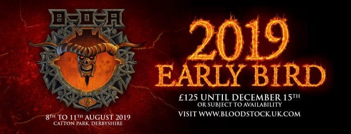 Bloodstock Bloodstock Open Air anuncia el primer cabeza de cartel para 2019