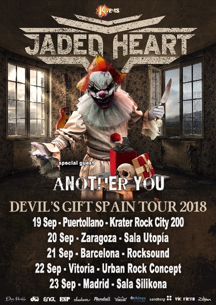 Jaded Heart en España: todos los detalles de la gira que arranca ya