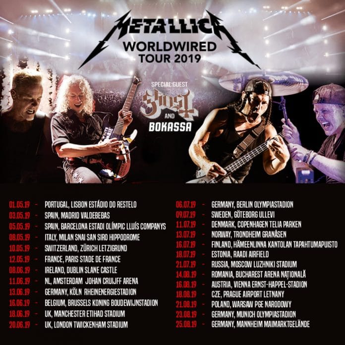 Metallica - Worldwired Tour 2019