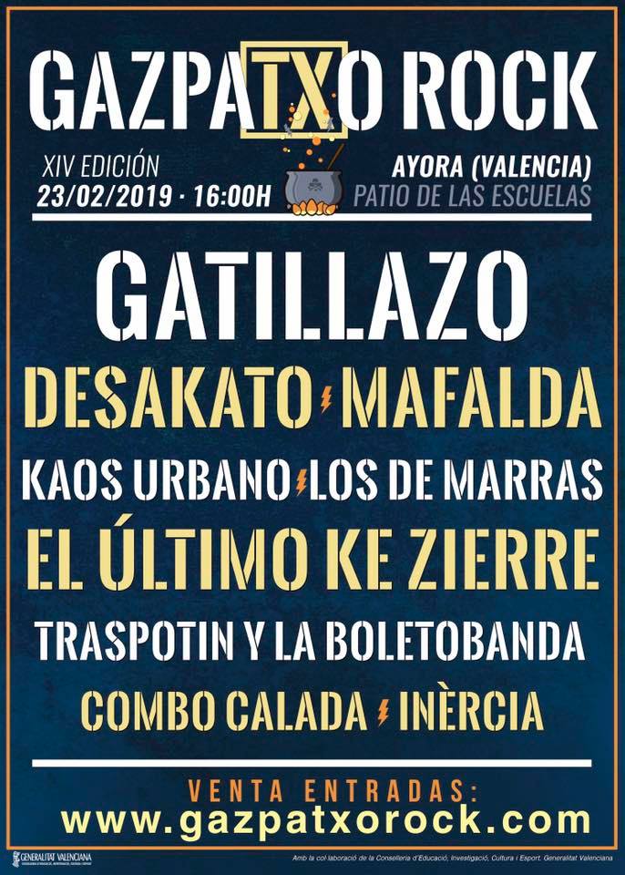 Gazpatxo Rock Gazpatxo Rock 2019: cartel completo y entradas ya a la venta
