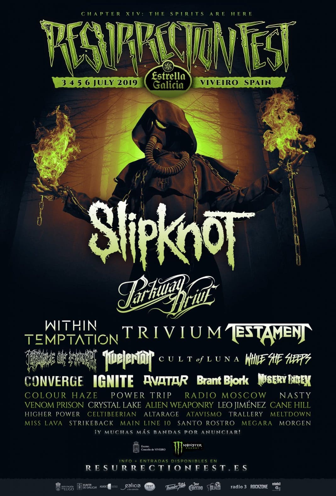 Slipknot encabezará el Resurrection Fest 2019