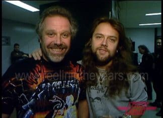 Así era el backstage de Metallica en 1992