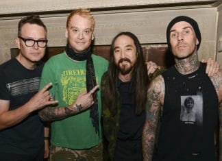 Escucha a Blink-182 en la nueva canción del DJ Steve Aoki