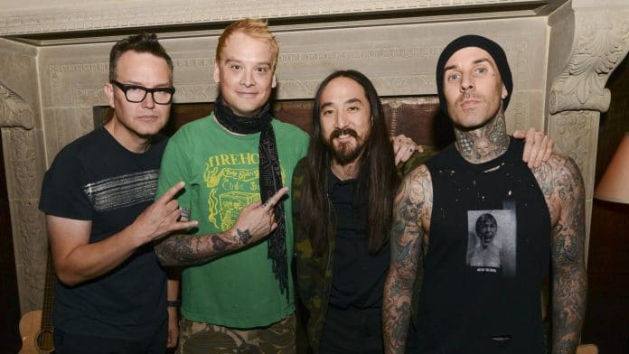 blink-182 steve aoki