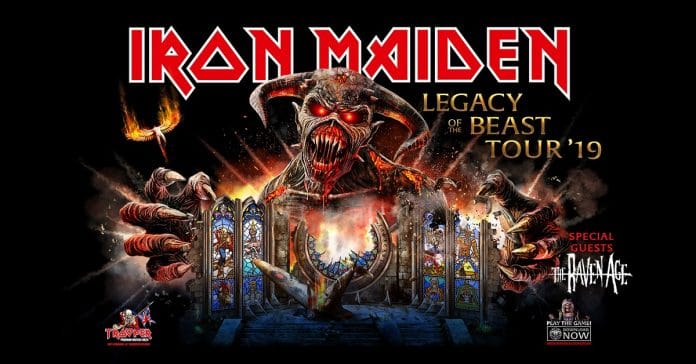 Iron Maiden - Legacy Of The Beast Tour 2019 Iron Maiden anuncia 38 nuevas fechas para su gira