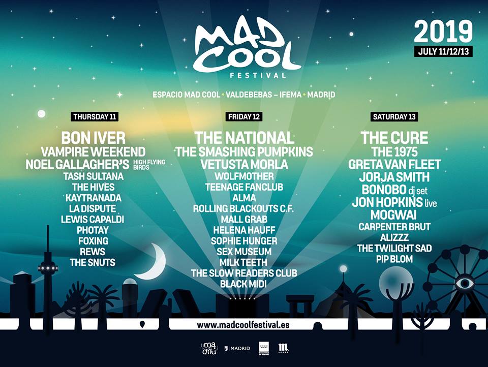 MAD COOL 2019 vende 10.000 entradas en 24 horas