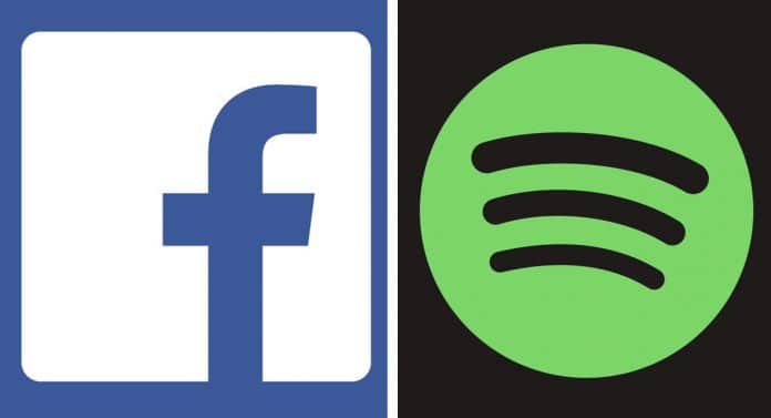 Facebook y Spotify