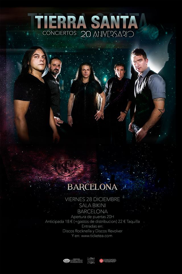 TIERRA SANTA celebrará su 20 aniversario en tres conciertos muy especiales
