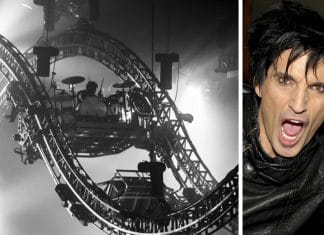 TOMMY LEE de MÖTLEY CRÜE y sus alucinantes locuras con la batería (Video)